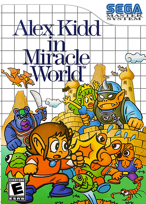 Alex Kidd In Miracle World box art