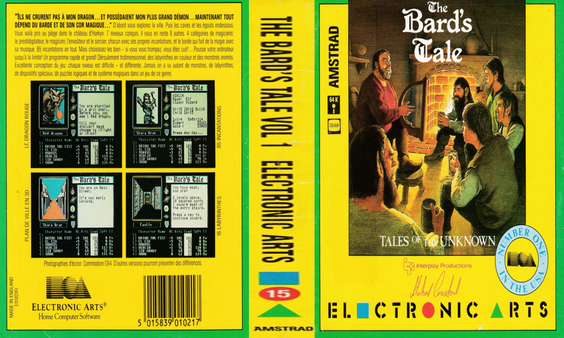 Bard's Tale, The — box-texture (FR)