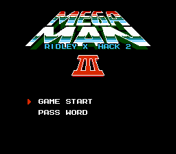 MegaMan III : Ridley X 2 — sstitle (WOR)