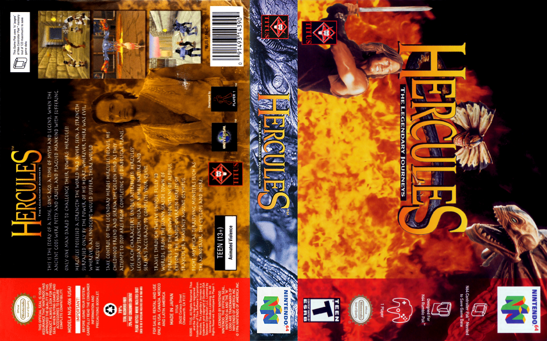 Hercules - The Legendary Journeys — box-texture (US)