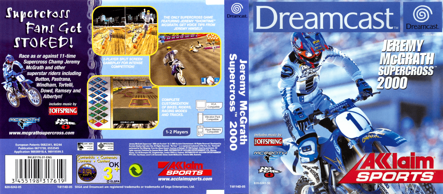 Jeremy McGrath Supercross 2000 — box-texture (EU)