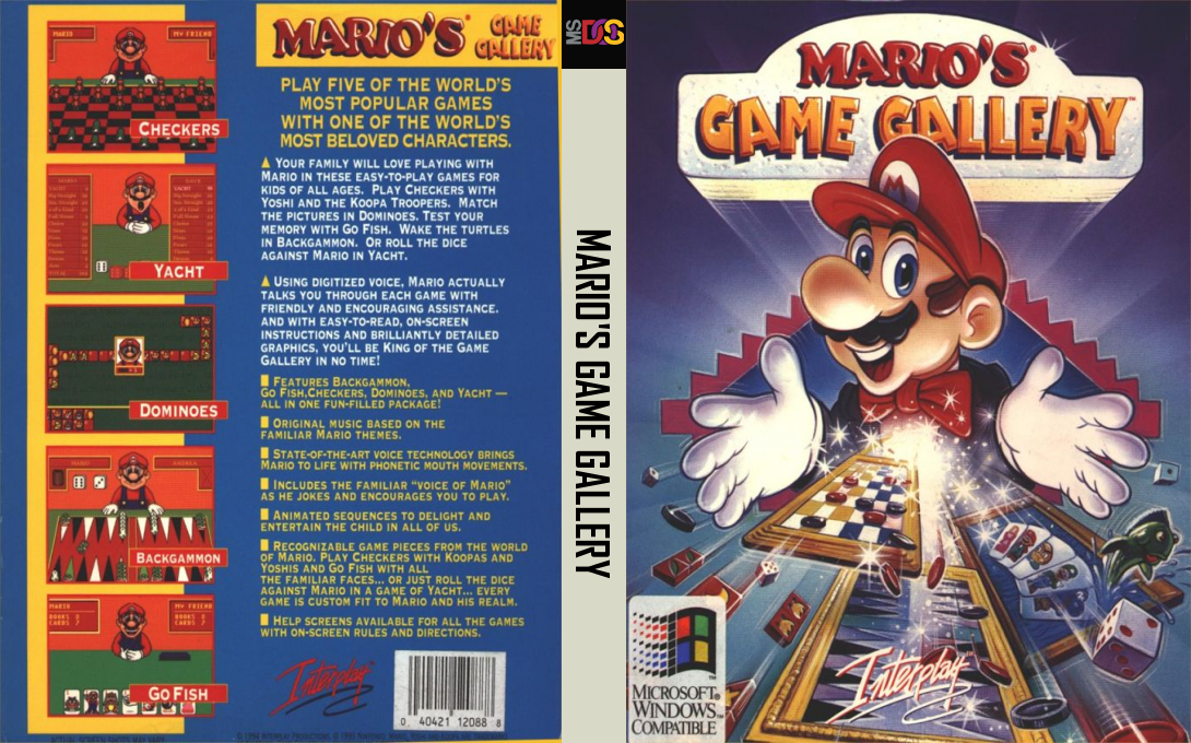 Mario's Game Gallery — box-texture (US)
