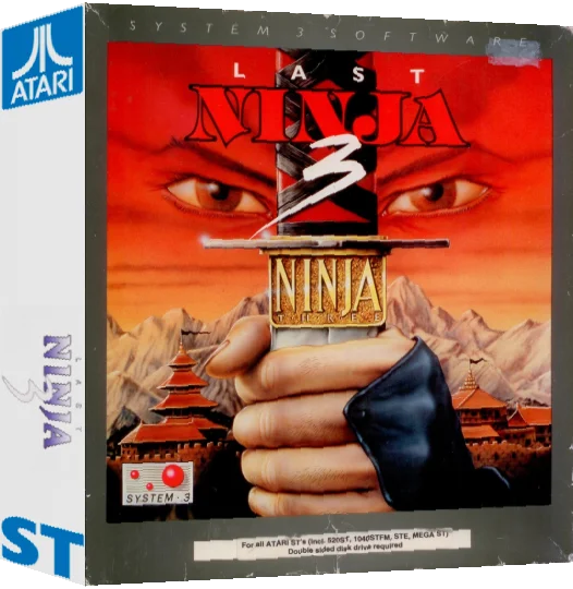 Last Ninja 3 — box-3D (EU)