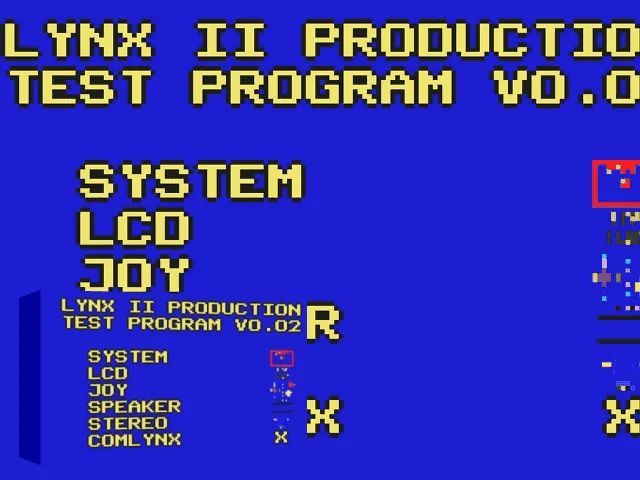 Lynx II Production Test Program — mixrbv2 (US)