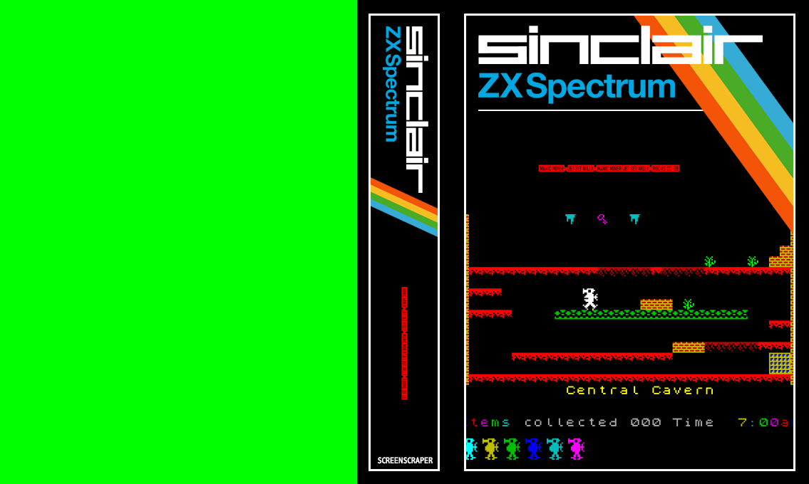 Manic Miner - Jet Set Willy - Manic Miner-Jet Set Willy - Rooms 20-39 — box-texture (SS)