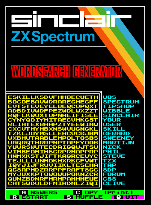 Wordsearch Generator box art
