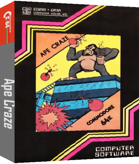Ape Craze — box-3D (US)