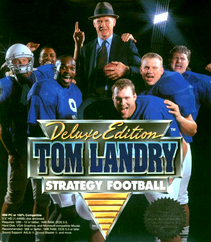 Tom Landry Strategy Football Deluxe Edition box art