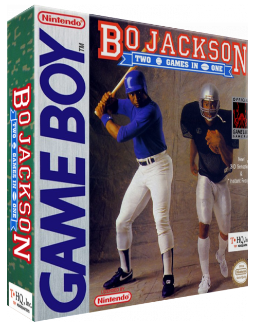 Bo Jackson - Two Games In One — box-3D (US)