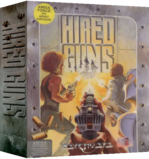 Hired Guns — box-3D (EU)