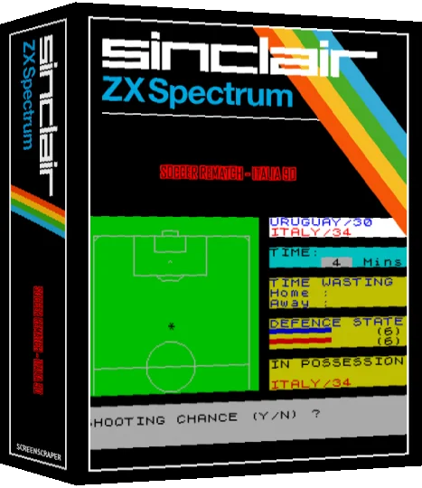 Soccer Rematch - Italia 90 — box-3D (SS)