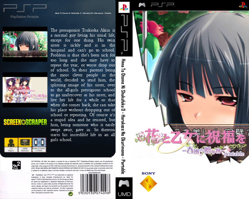 Hana to Otome ni Shukufuku o - Harukaze no Okurimono Portable — box-texture (SS)