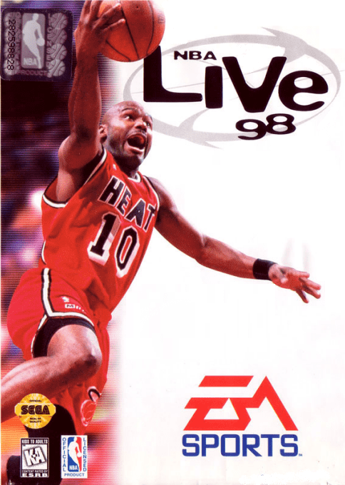 NBA Live 98 box art