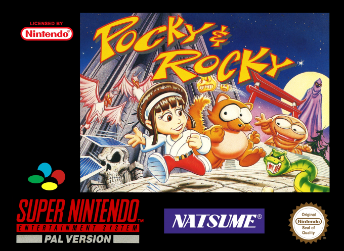 Pocky And Rocky — box-2D (EU)