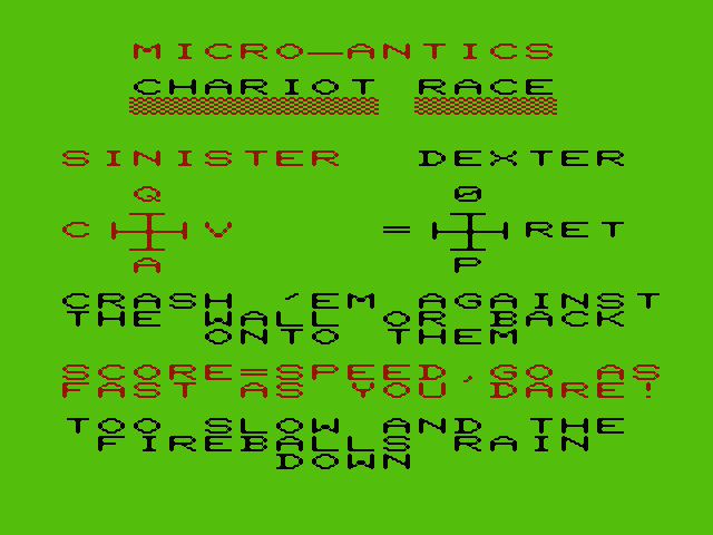 Chariot Race — sstitle (WOR)