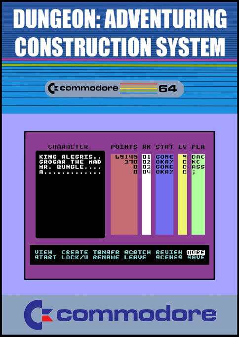 Dungeon : Adventuring Construction System box art