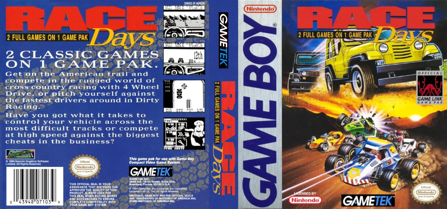 Race Days — box-texture (US)