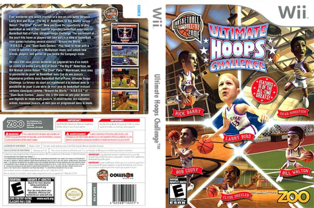 Basketball Hall of Fame - Ultimate Hoops Challenge — box-texture (US)