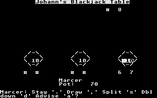 Johann's Blackjack Table — ss (WOR)