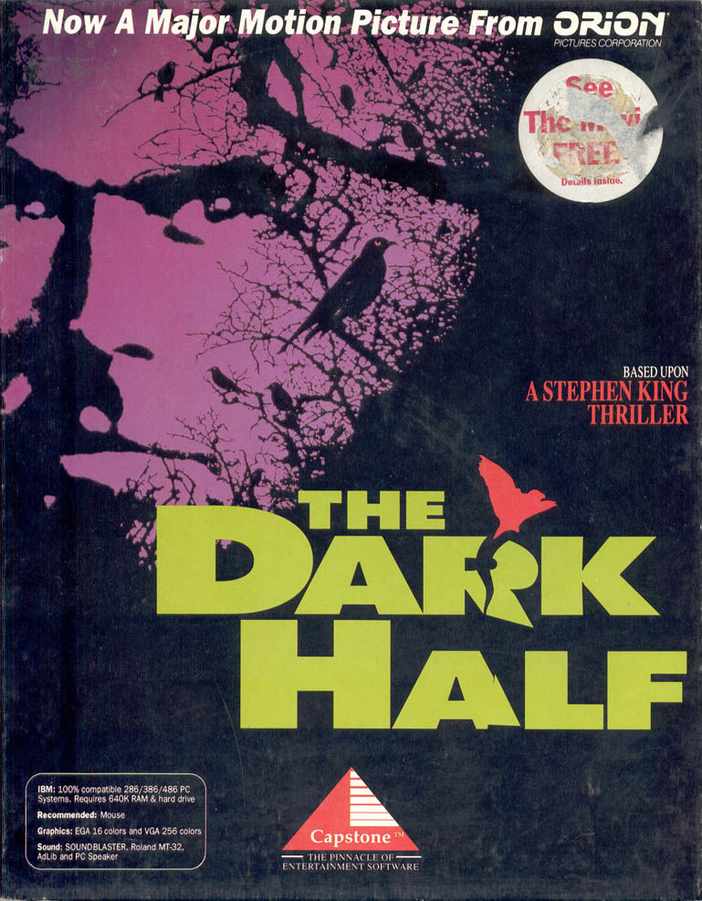 Dark Half, The box art