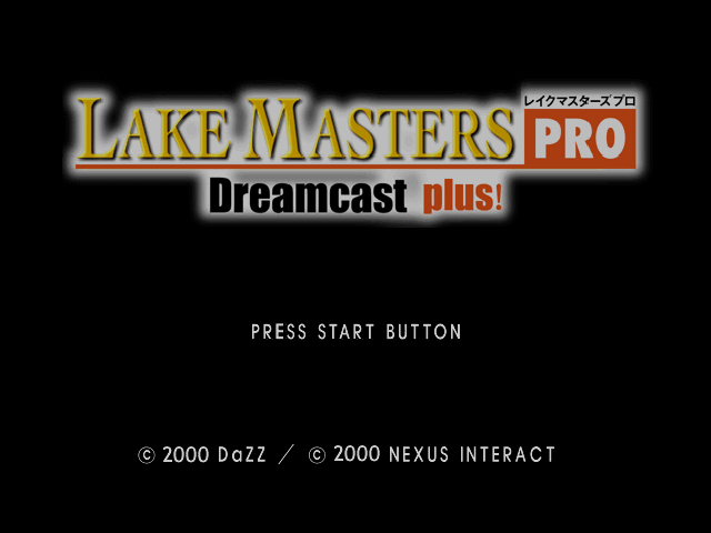Lake Masters Pro - Dreamcast Plus! — sstitle (JP)