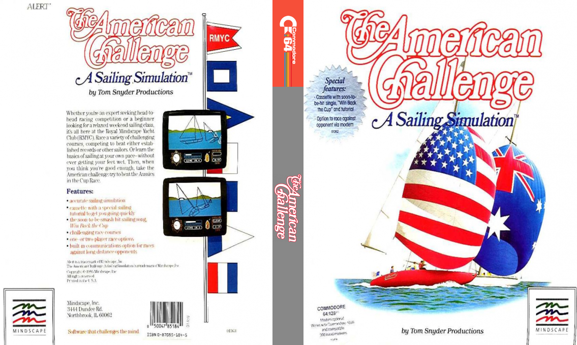 American Challenge - A Sailing Simulation, The — box-texture (US)