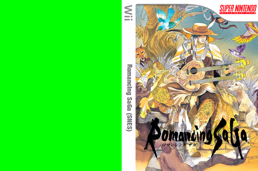 Romancing SaGa — box-texture (JP)