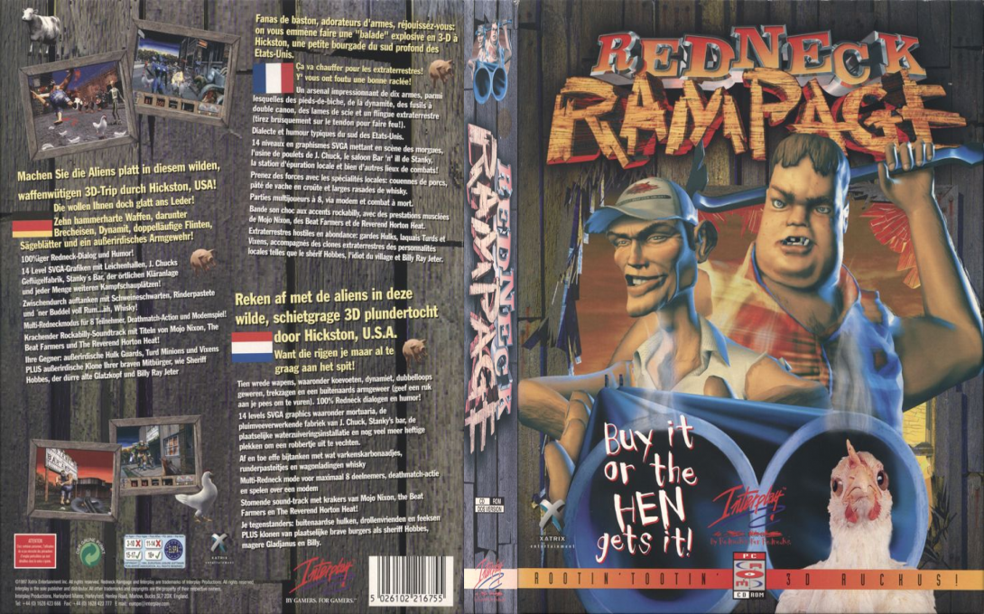 Redneck Rampage — box-texture (EU)
