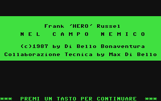 Frank Russel : Nel Campo Nemico — sstitle (IT)