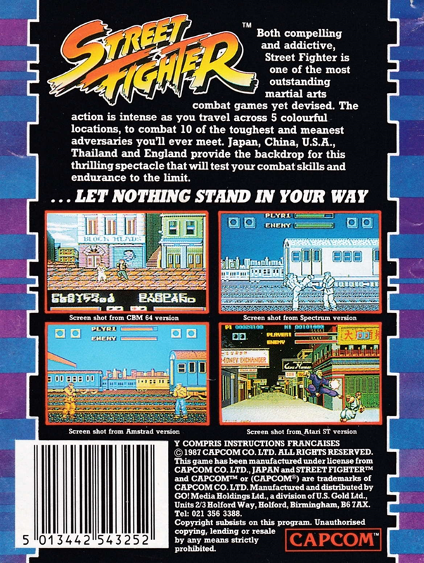 Street Fighter — box-2D-back (EU)