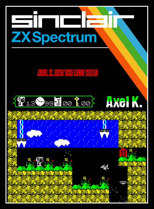 Axel K. and the Lost Bills box art