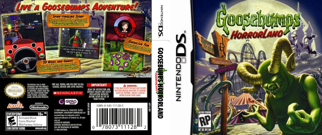 Goosebumps HorrorLand — box-texture (US)