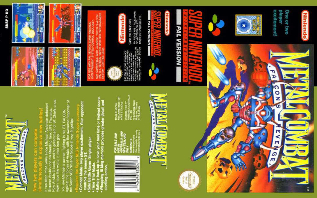 Metal Combat - Falcon's Revenge — box-texture (EU)