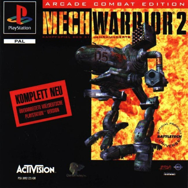 MechWarrior 2 - 31st Century Combat - Arcade Combat Edition — box-2D (DE)