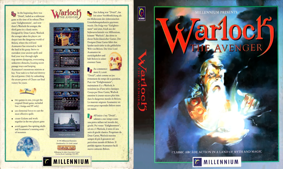 Warlock : The Avenger — box-texture (EU)