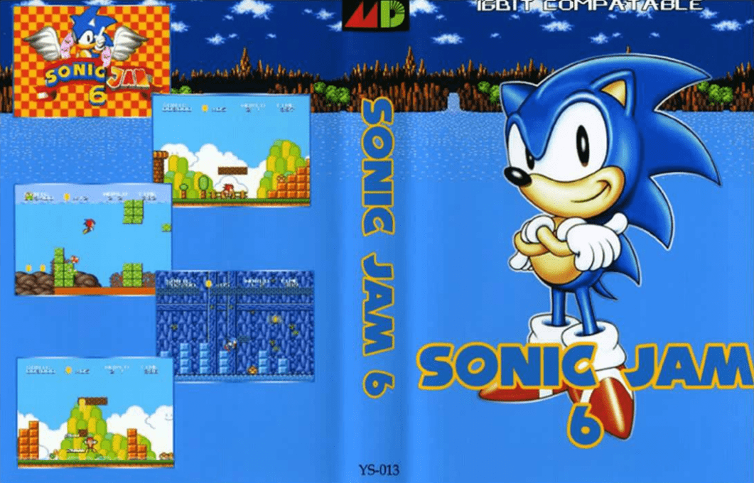 Sonic Jam 6 — box-texture (WOR)