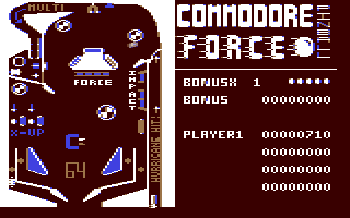 Commodore Force Pinball — ss (WOR)