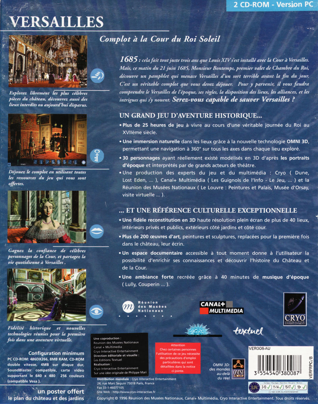 Versailles 1685 — box-2D-back (FR)