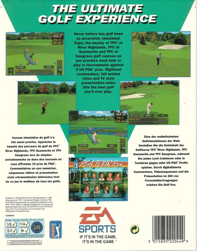 Pga Tour Golf 486 — box-2D-back (EU)