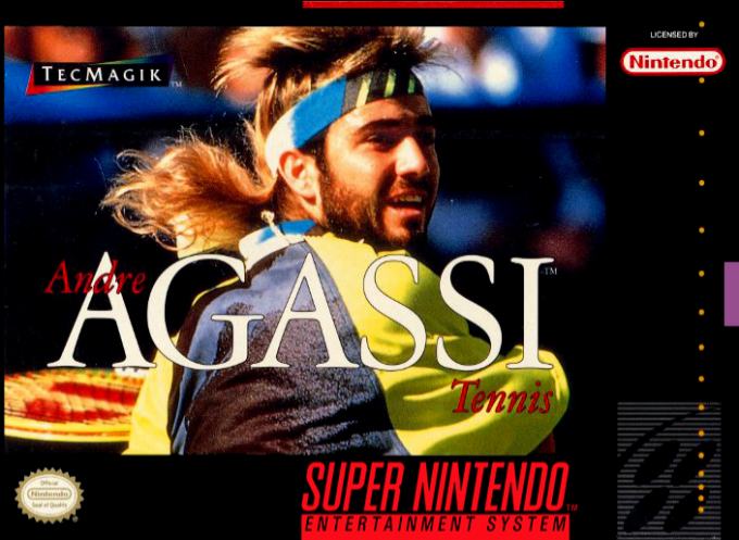 Andre Agassi Tennis box art