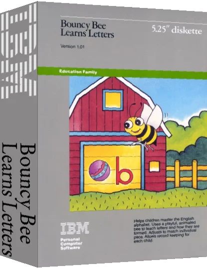Bouncy Bee Learns Letters — box-3D (US)