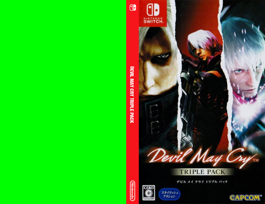 Devil May Cry Triple Pack — box-texture (JP)