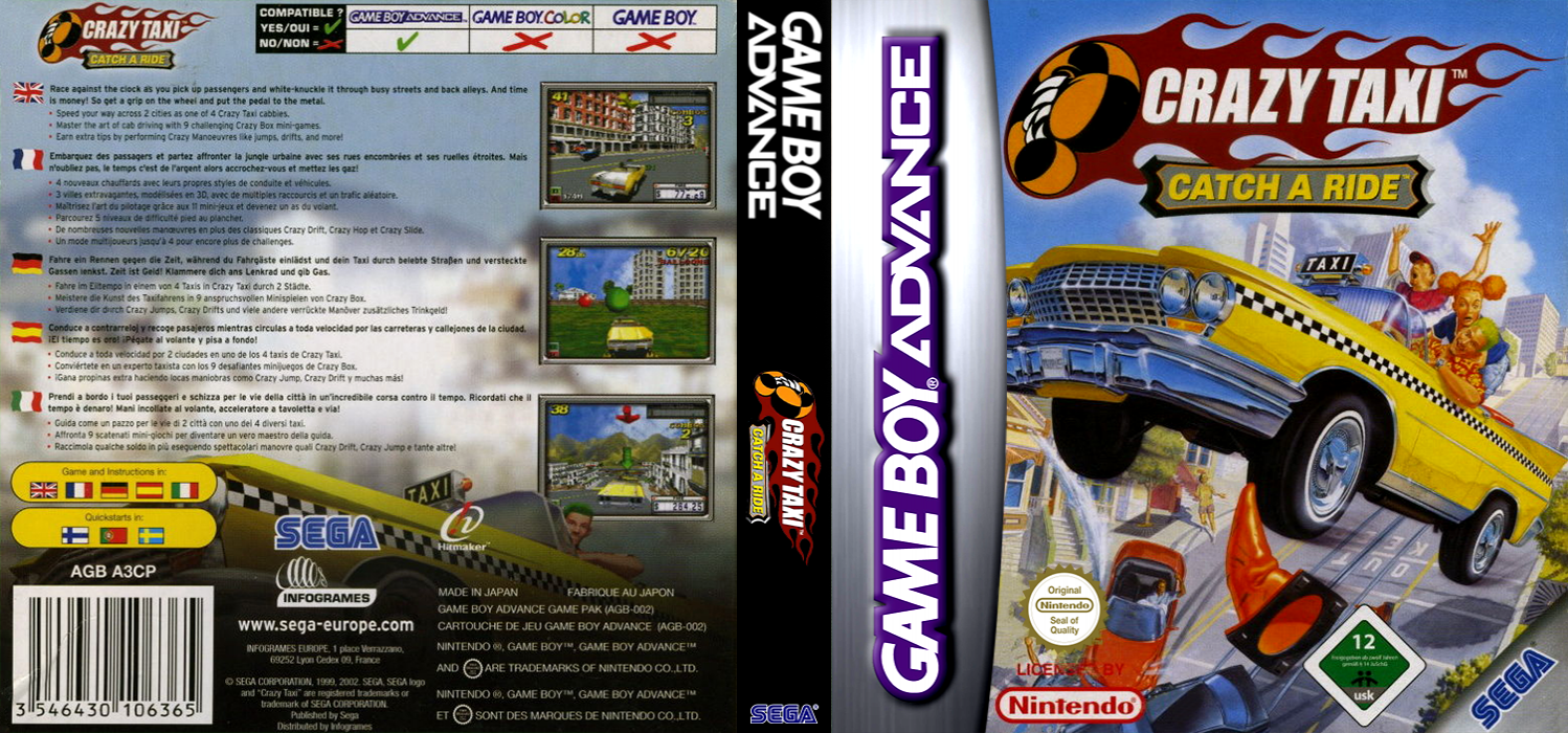 Crazy Taxi - Catch A Ride — box-texture (EU)