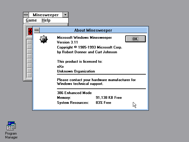 Minesweeper — sstitle (WOR)