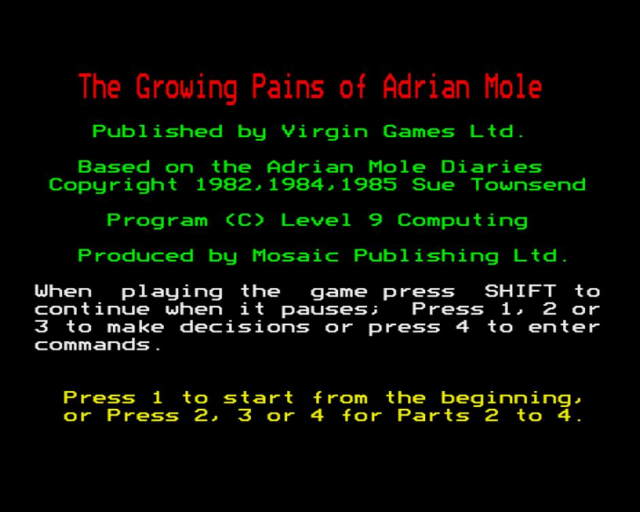 Growing Pains Of Adrian Mole, The — sstitle (EU)