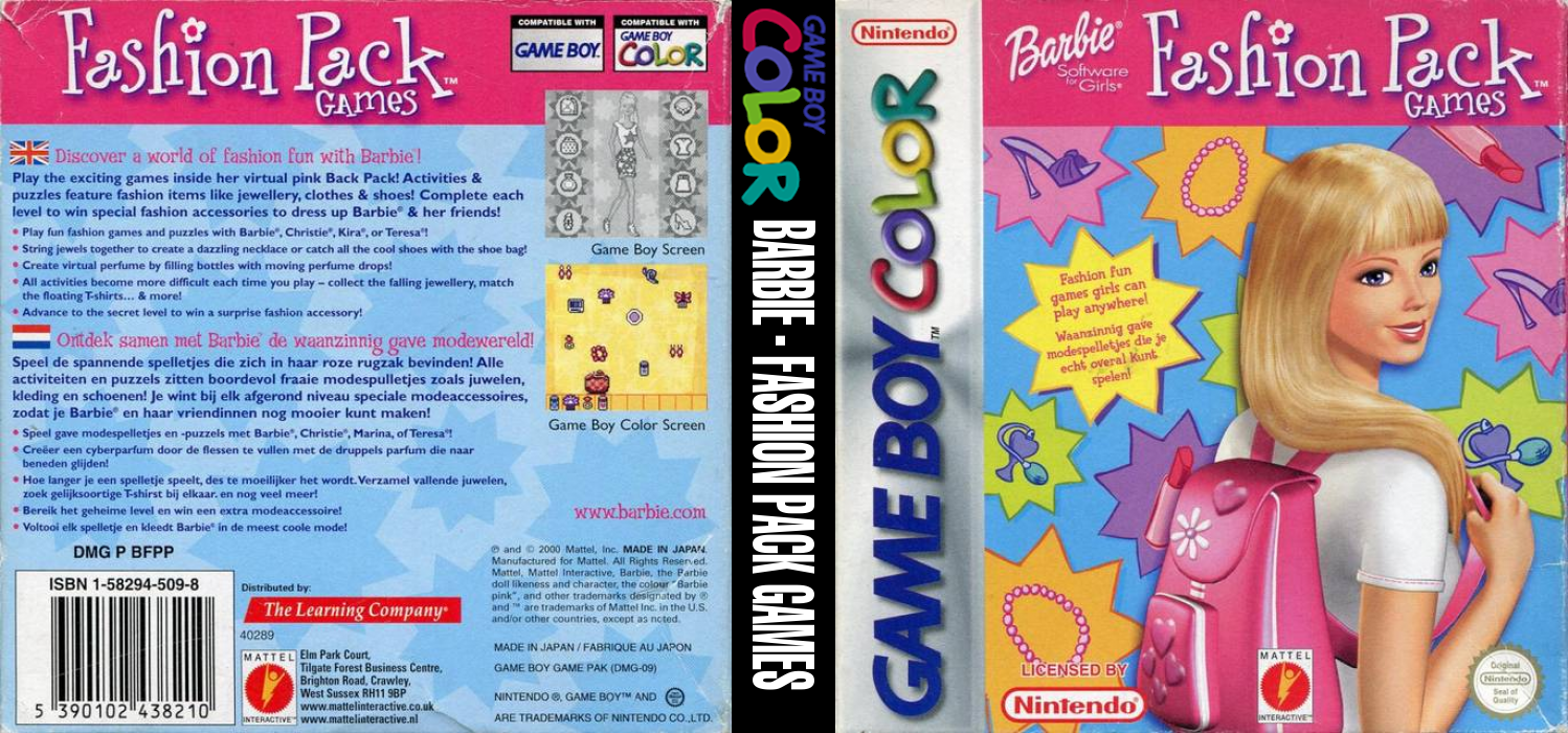 Barbie : Fashion Pack Games — box-texture (EU)
