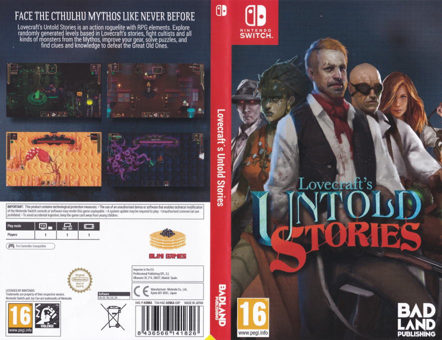 Lovecraft's Untold Stories — box-texture (EU)