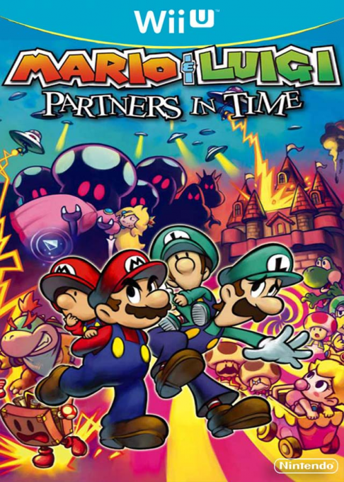 Mario & Luigi - Partners in Time box art