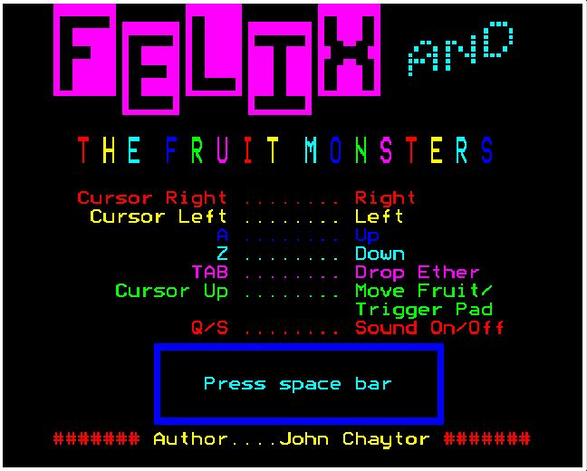 Felix And The Fruit Monsters — sstitle (WOR)
