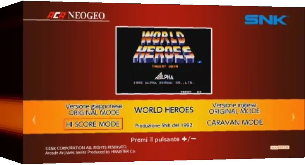 Aca Neogeo World Heroes Perfect — box-3D (WOR)